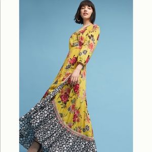 Farm Rio Sunlit Floral Maxi dress